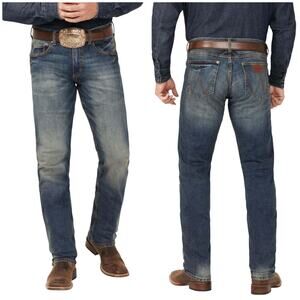Wrangler Retro Mens Limited Edition Slim Straight Jeans Size 29x30